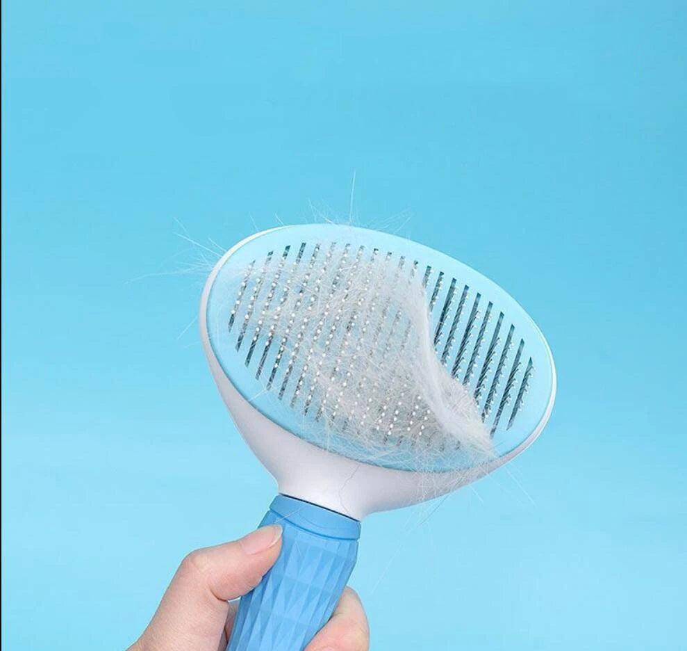 One-Click Pet De-Shedding Brush