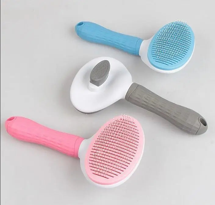 One-Click Pet De-Shedding Brush